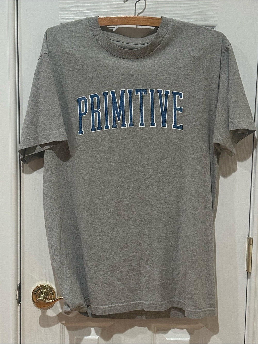 Primitive Men's Grey Graphic T-Shirt, Large
